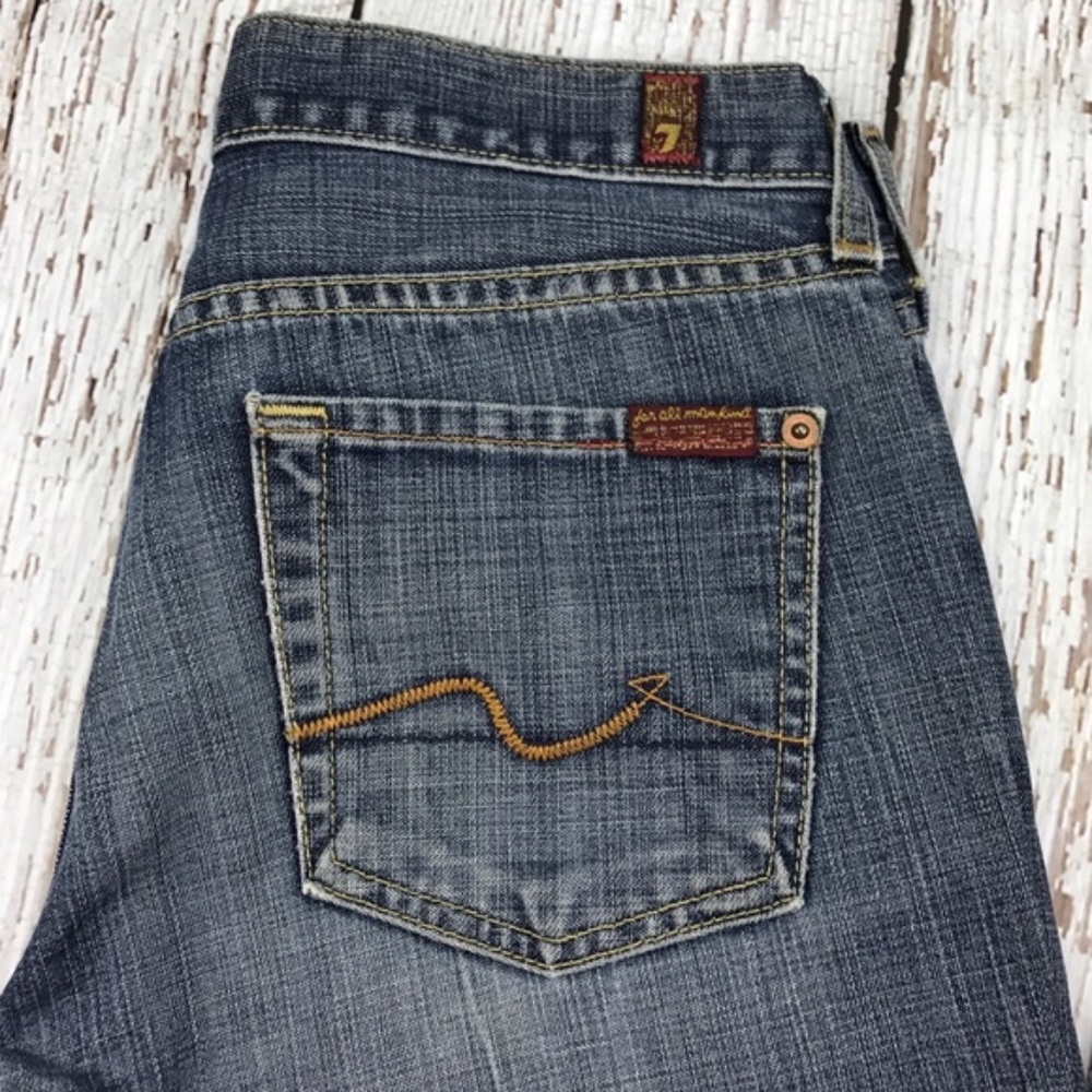 💕SALE💕 7 for all Mankind Premium Denim Bootcut Jeans - Picture 7 of 8